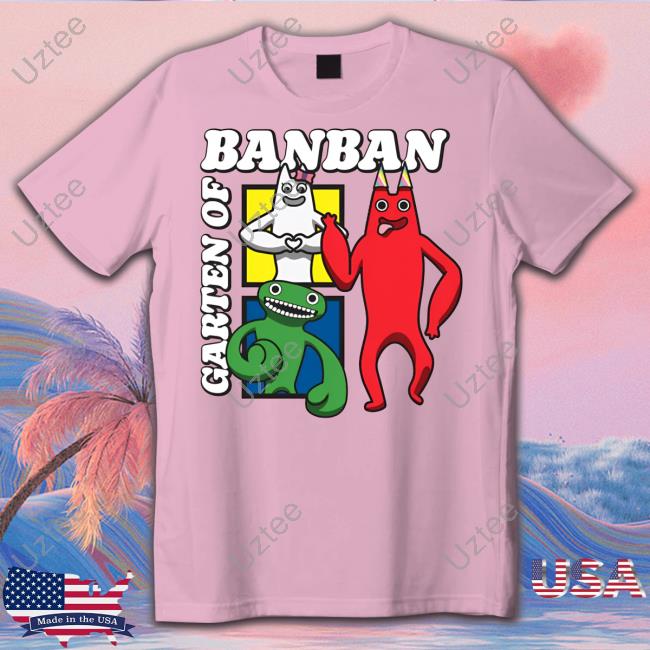 Garten Of Banban Character Squares T Shirt