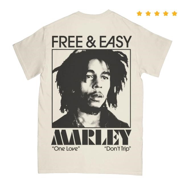 Free And Easy Merch Shop Store Official Free And Easy Bob Marley Soul Rebel Classic Shirt