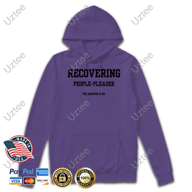 Double Cross Recovering People-Pleaser The Answer Is No Hoodie