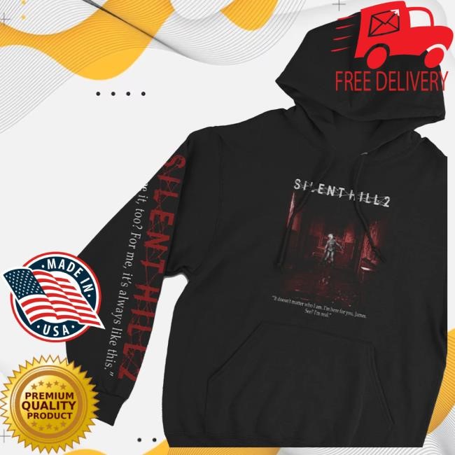 Silent Hill 2 Remake Long Hallway Hooded Sweatshirt