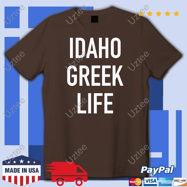Idaho Basketball Idaho Greek Life Hooded Sweatshirt University Of Idaho Vandalfamily Idaho Greek Life Shirt
