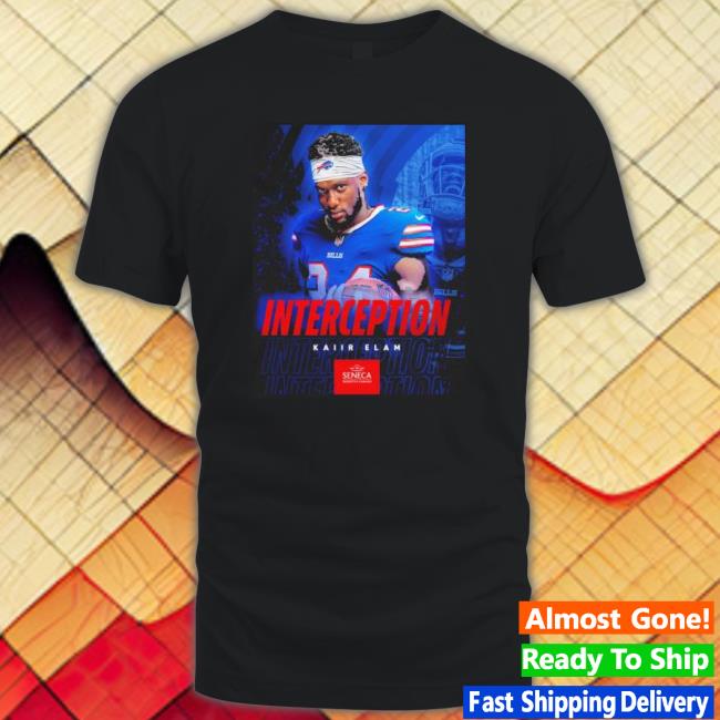 Interception Kaiir Elam Buffalo Bills Tee