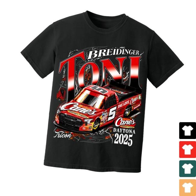 Tonibreidinger Merch Store Shop 2025 Daytona Raising Cane's Toni Breidinger Hoodie Sweatshirt