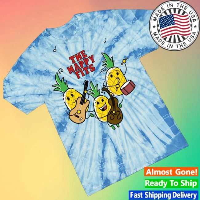 Official The Happy Fits Pineapple Band T Shirts
