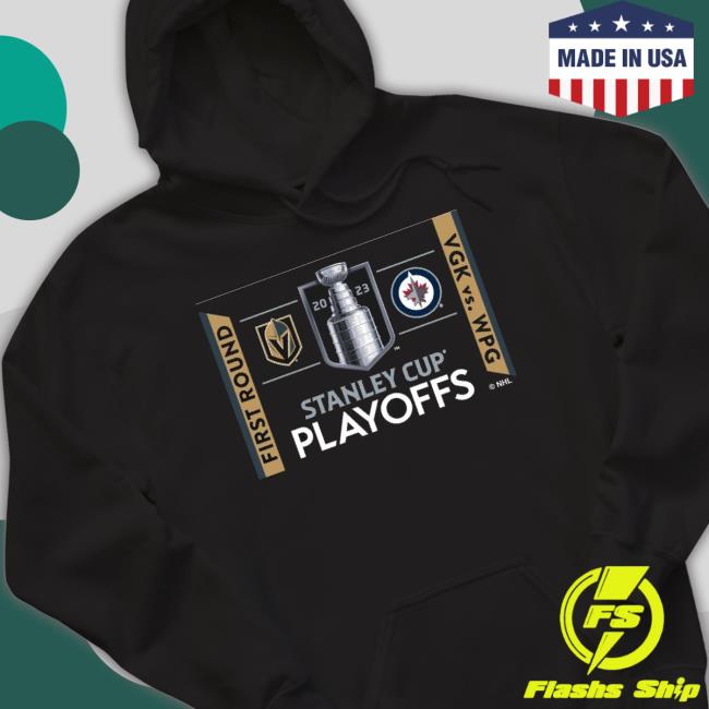 Official Vegas Golden Knights Vs Jets 2023 First Round Playoffs Matchup Shirt