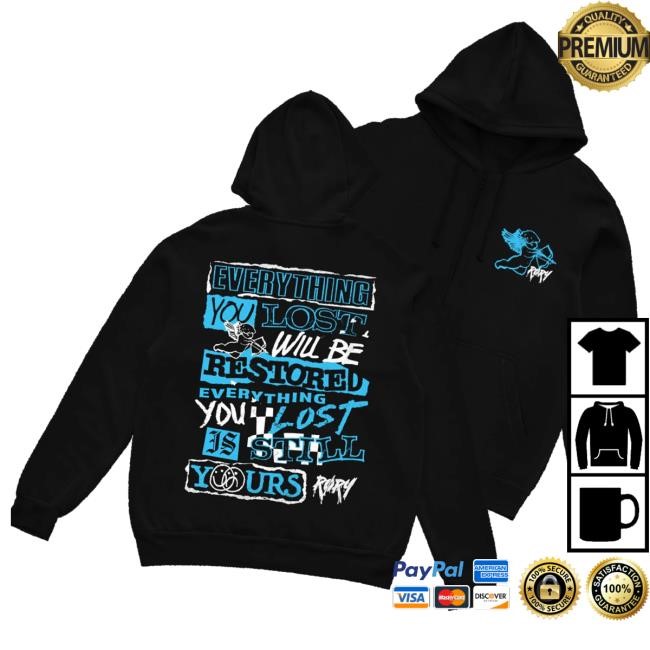 Rory Merch Everything You Lost Crewneck Sweatshirt Black