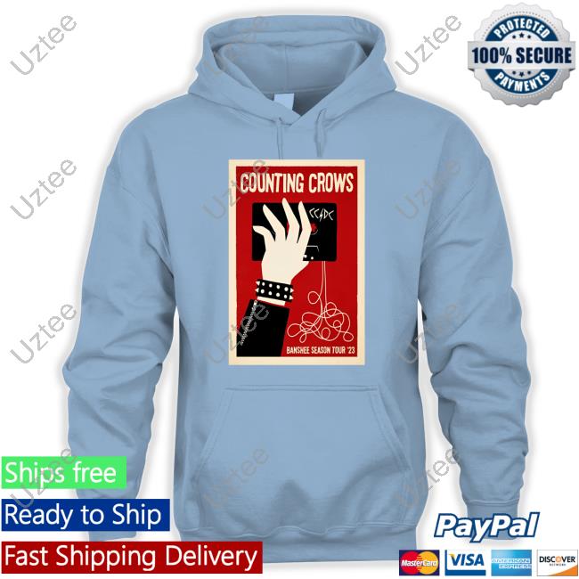 Official Counting Crows Banshee Season Tour 2023 Hoodie Official Counting Crows Banshee Season Tour 2023 Hoodie