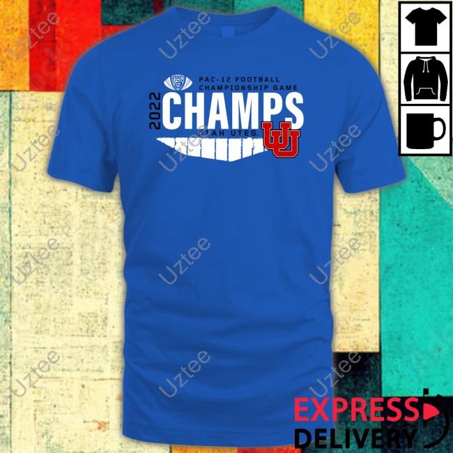 Utah Utes 2022 Pac-12 Football Conference Champions Hoodie