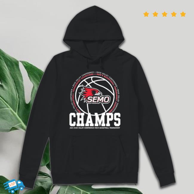 Southeast Missouri State Redhawks Champions 2023 Ovc Men’S Basketball Tournament shirt