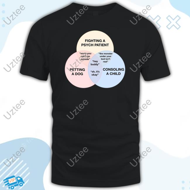 Codebluememes Fighting A Psych Patient Petting A Dog Consoling A Child Tee Shirt