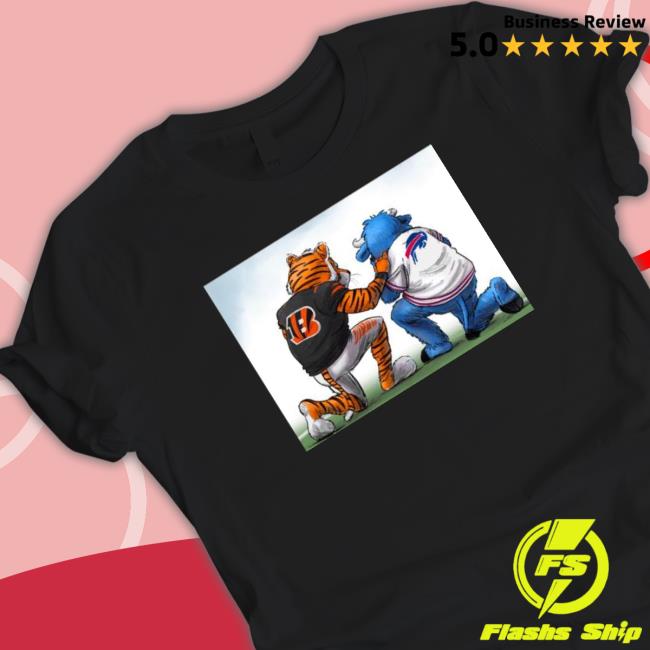 Cincinnati Buffalo Mascots Pray For Damar Hamlin Sweatshirts