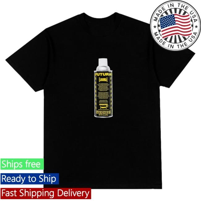 Official Futura Laboratories Merch Fl Spray Paint Long Sleeve Shirt