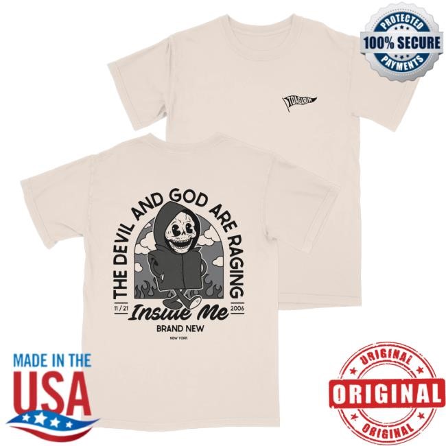 Brand New Merch The Devil And God Cartoon Classic Shirt
