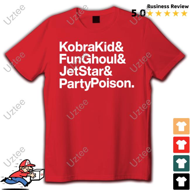 Kobrakid Funghoul Jetstar Partypoison Tee Shirt