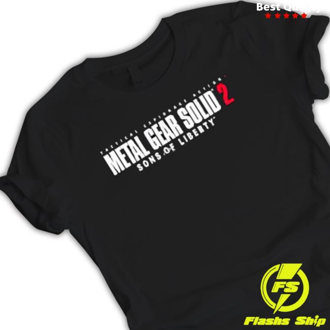Tactical Espionage Action Metal Gear Solid 2 Sons Of Liberty Long Sleeve Shirt