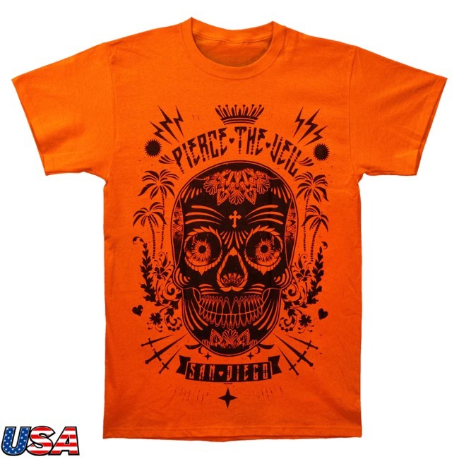 Official Rockabilia Merch Store Pierce The Veil Sugar Skull Crewneck Sweatshirt