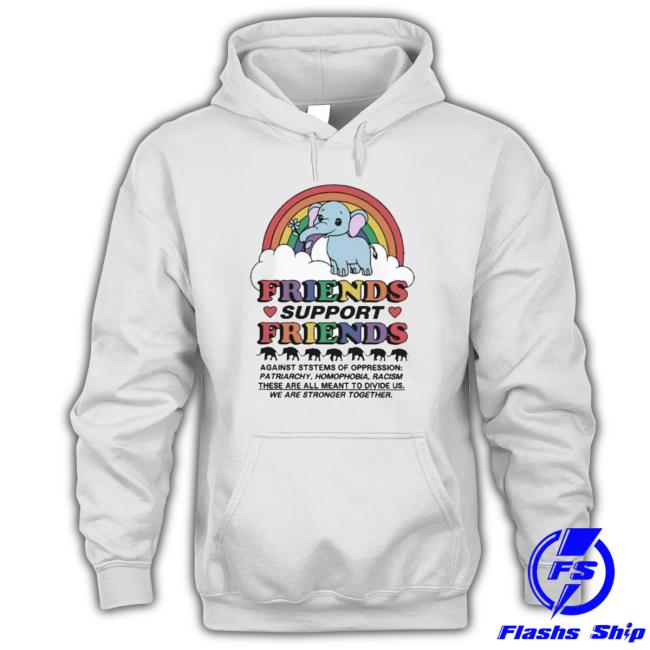 Official Friends Support Friends Against Systems Of Oppression Tee Shirt