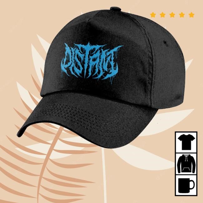 Distant Official Merch Dad Hat Blue Logo