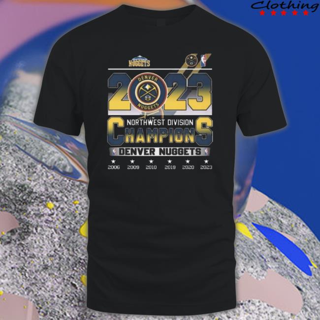 Denver Nuggets 2023 North West Division Champions shirt