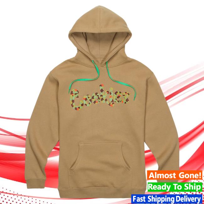 Official Cookies Merch Store Original Logo Duck Camo Crew neck Sweatshirt Tan