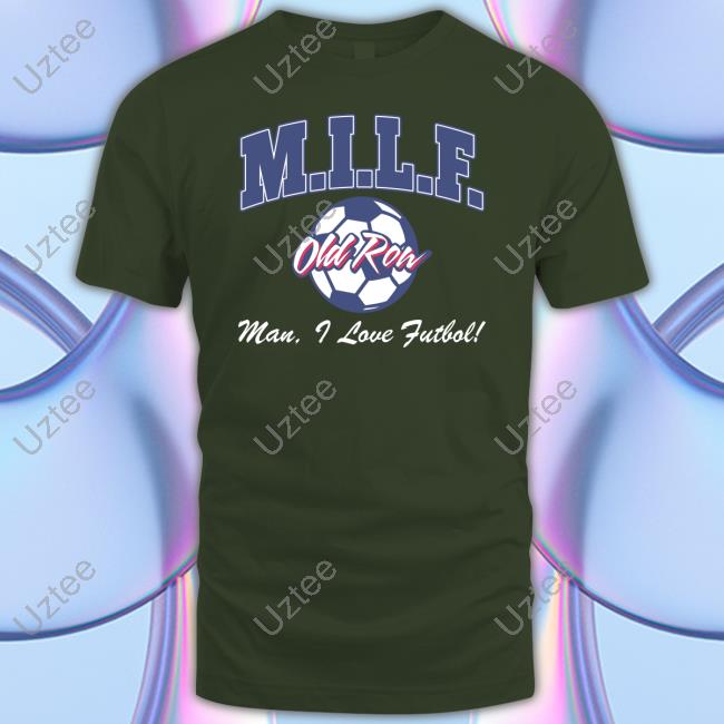 Old Row Merch Milf Old Row Man I Love Futbol Long Sleeve Tee