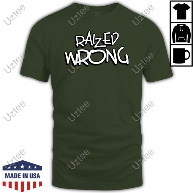 Raized Wrong Logo Hoodie