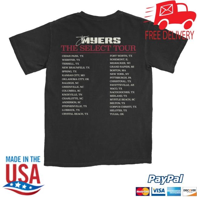 Ty Myers The Select Tour Long Sleeve T Shirt