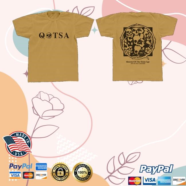 Qotsa Merch Alive In The Catacombs T-Shirt
