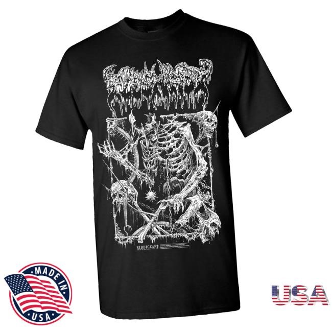 Fleshrot X Riddickart Long Sleeve Shirt Pyre Press Merch