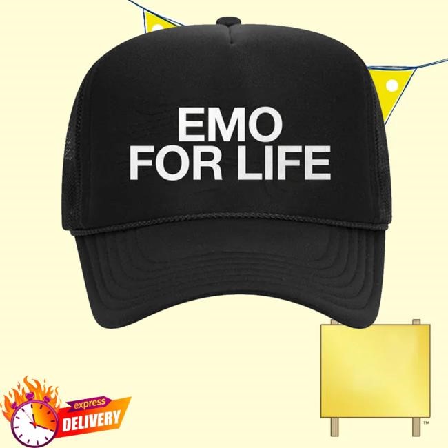 Thirtysecondstomars Merch Emo For Life Trucker Hat