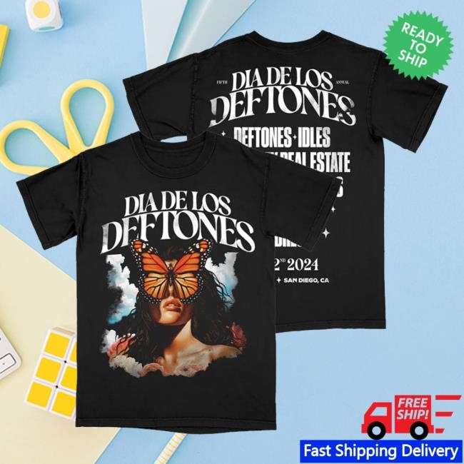 Official Shop Deftones Merch Store Ddld '24 Black Admat Tee