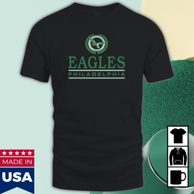 Homage Philadelphia Eagles Crest Tee Shirt
