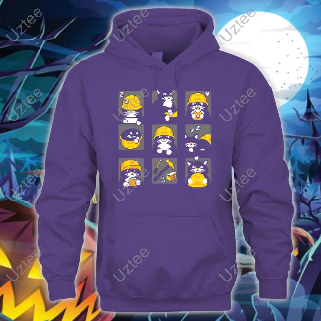 Construction Cats By Cats With Jobs Hoodie