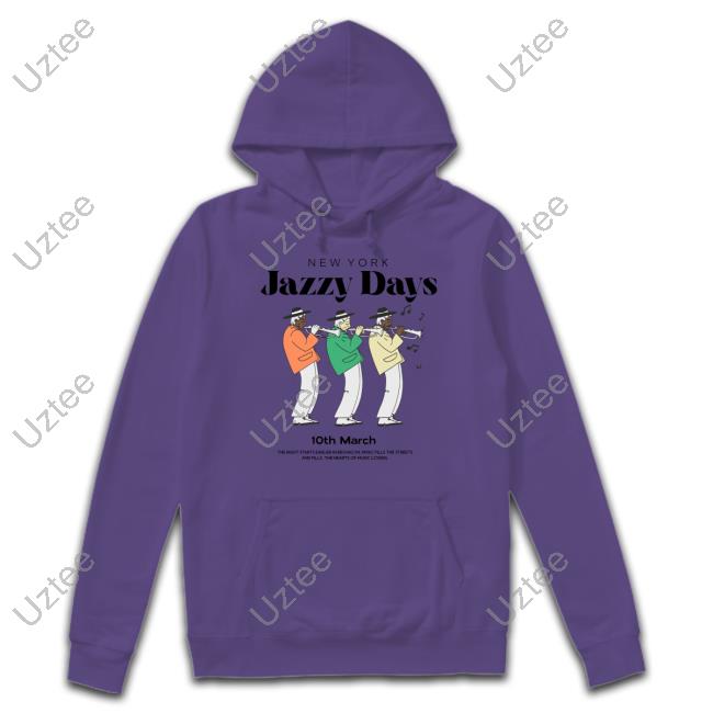 Demilade Wearing New York Jazzy Days Shirts