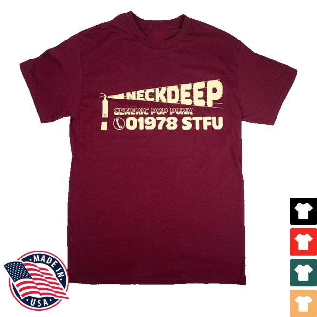Neck Deep Merch Store Extinguisher Long Sleeve Shirt