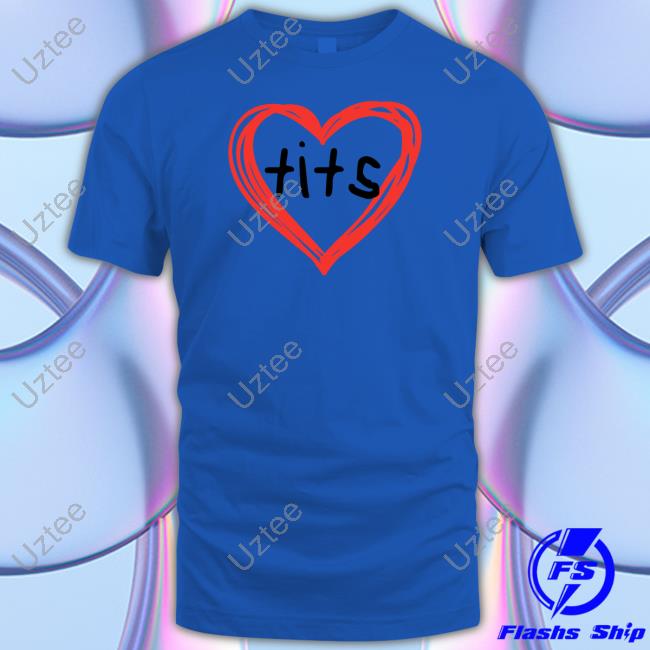 Dippytees Store Tits <3 Heart Tee