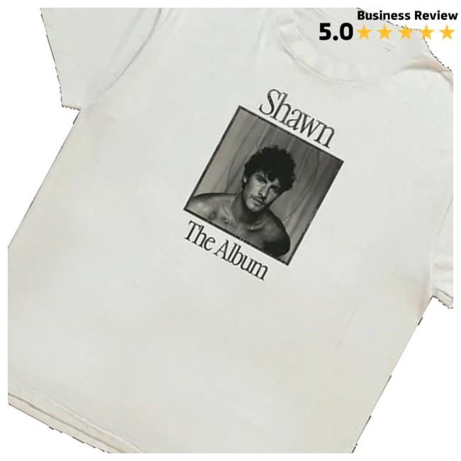 Shawn Mendes Official Store Merch Shawn Album Tee Shirt