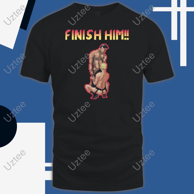 Dozygay Finish Him Gaymer Tee Video Game