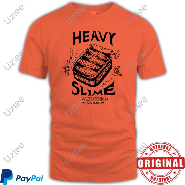 Heavyslime Merch Heavy Slime Sardines Inpure Black Ink Classic Shirt