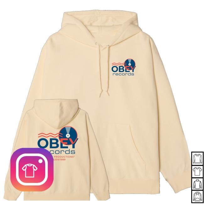 Obey Clothing Merch Shop Store Official Obey Records Sound Waves T Shirts