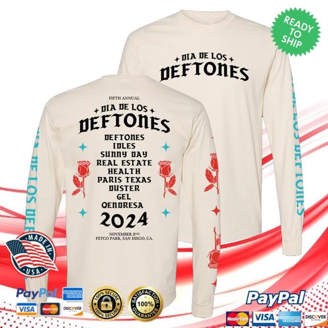 Deftones Merch Shop Ddld '24 Line-Up Tee Shirt