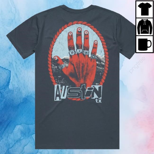 Sxsw Merch Red Hand Tee Shirt