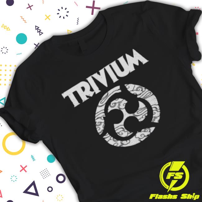 Trivium Merch Swirl Logo Crewneck Sweatshirt