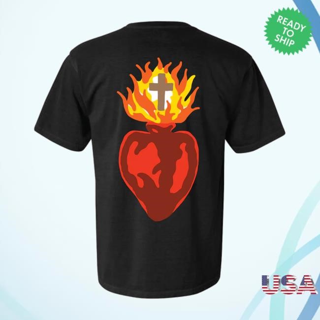 Brandon Lake Merch Store Love Of God Heart Black Funny Shirt