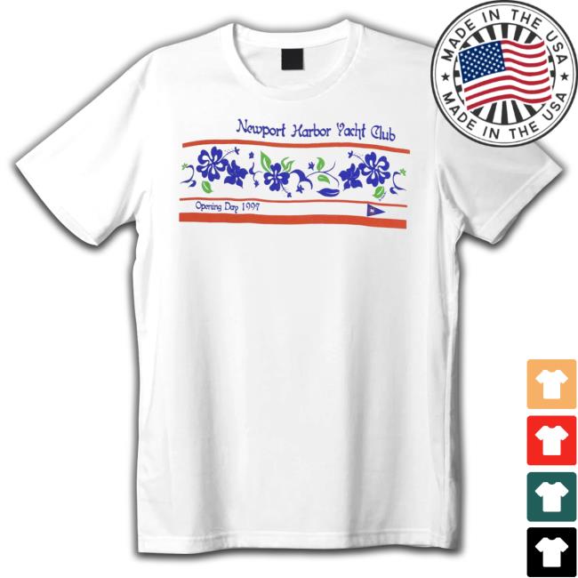 Vintage 1990'S Newport Harbor Yacht Club shirt