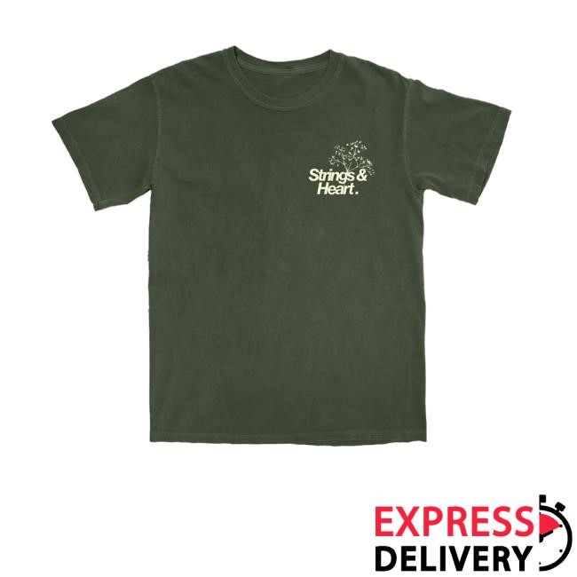 Strings And Heart Merch Store Shop Evergreen Love T-Shirt