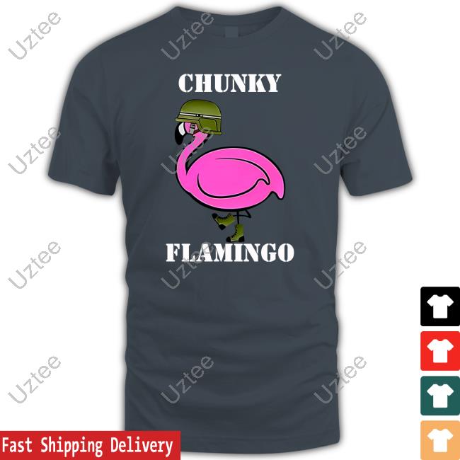 Gymlifeanimal Wearing Chunky Flamingo Tee Shirt