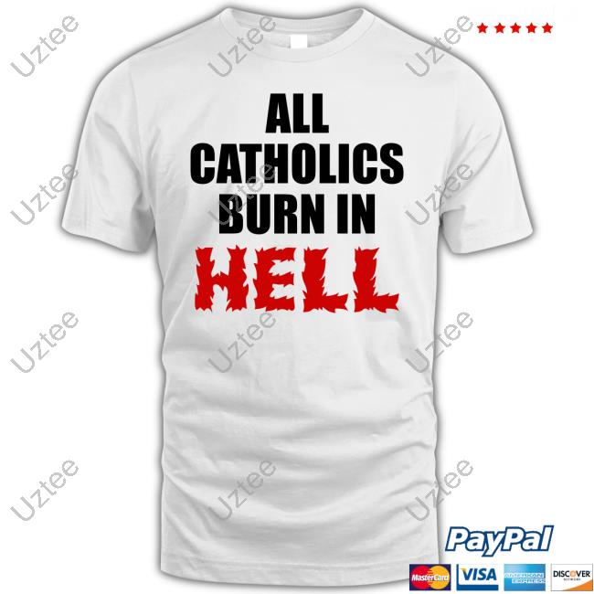 The Rooster Repent Catholic All Catholics Burn In Hell Hoodie