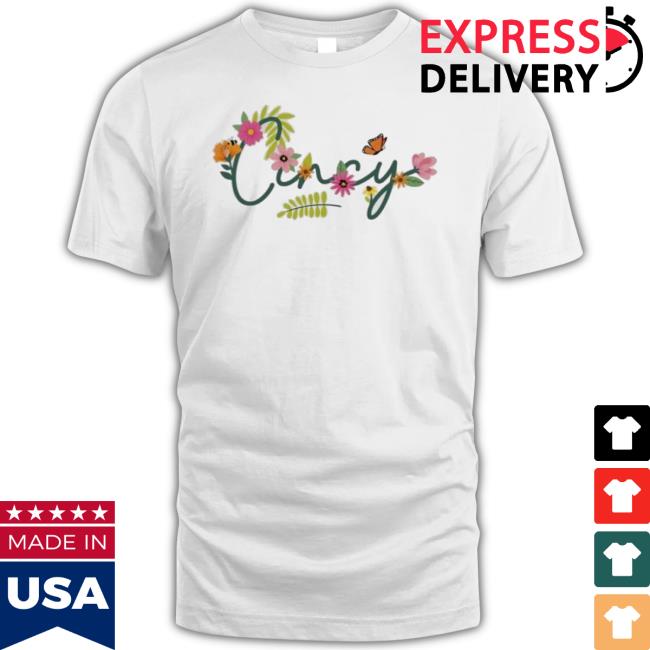 Cincy Flowers And Butterfly shirt