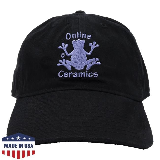 Online Ceramics Merch Store Frog Logo Black classic cap